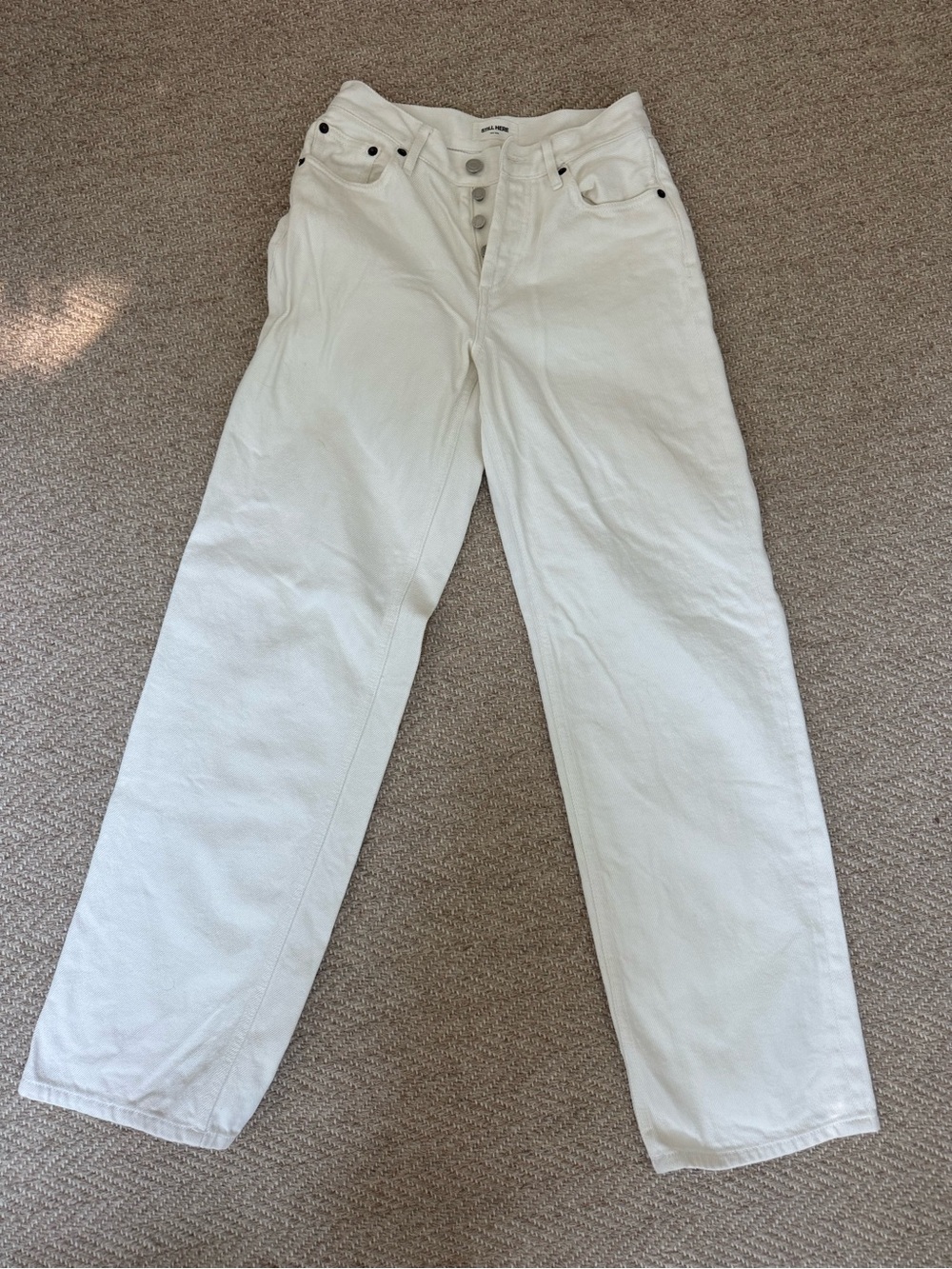 Still Here Everyday Jean in White